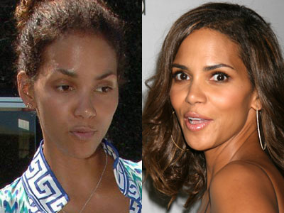 Halle Berry, hollywood celebrities without makeup