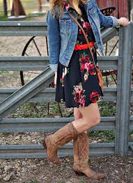 Floral Dresses and Cowboy Boots